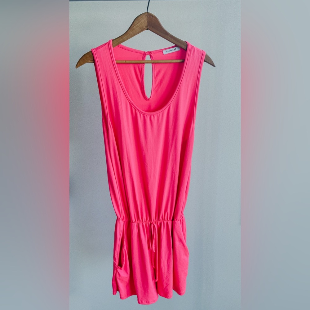 Hot Pink Romper (L)